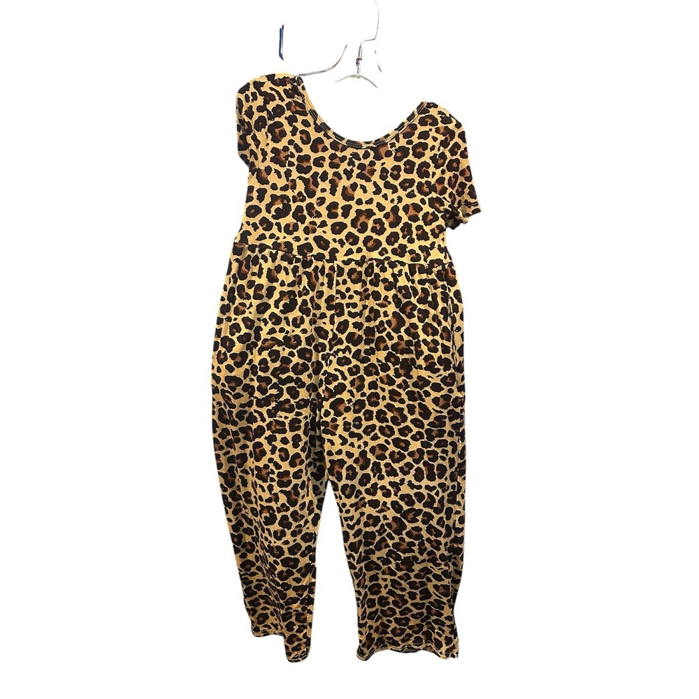 4T Wei Wei leopard print bamboo romper